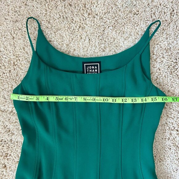 NWT Jonathan Cohen Green Cami Dress - Picture 6 of 7